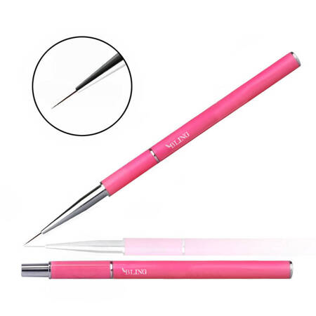 Folding Manicure / Nail Art Brush Thin Pink Liner 9mm