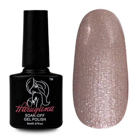 Gel Polish lilac-beige with glitter Haruyama 393 8 ml