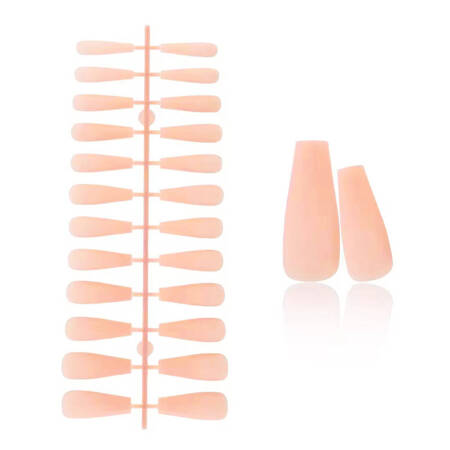 Gel tips for nail extension Ballerina Soft Nude 240 pcs