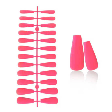 Gel tips for nail extension pink ballerina 240 pcs