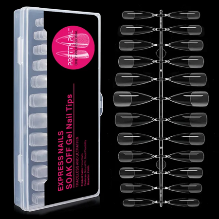 Gel tips for nail extension transparent 240 pcs