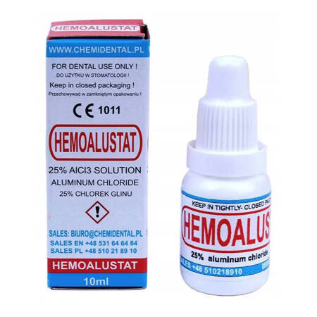 HEMOALUSTAT Fluid to stop bleeding 10 ml