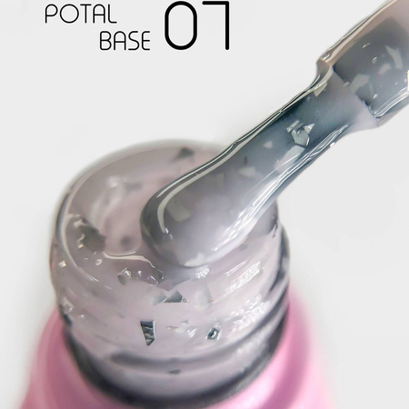 Hybrid base Toki Toki Potal Base 07 milky purple with foil flakes 5 ml