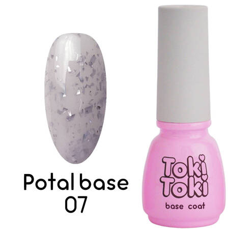 Hybrid base Toki Toki Potal Base 07 milky purple with foil flakes 5 ml