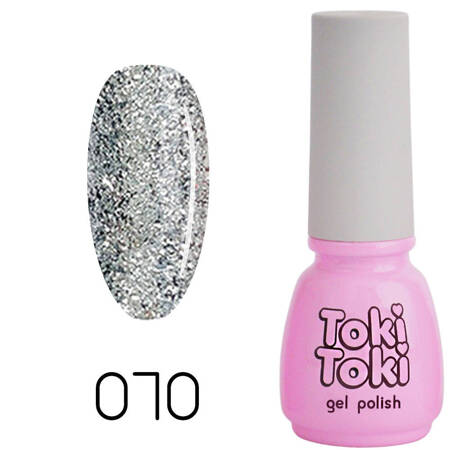 Hybrid nail Toki-Toki 70 silver liquid foil 5ml