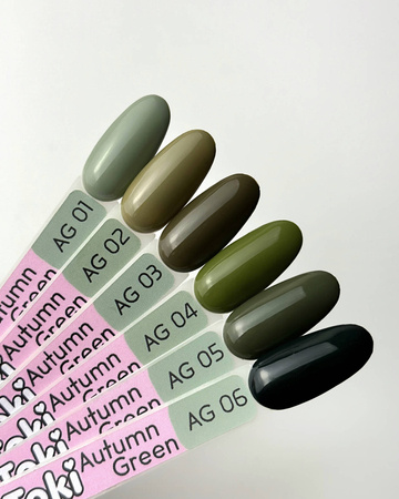 Hybrid nail Toki-Toki Autumn Green AG01 pale green 5ml