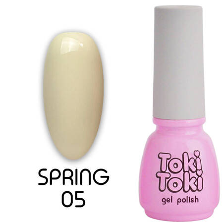 Hybrid nail polish Toki-Toki Spring SP05 pastel yellow 5ml