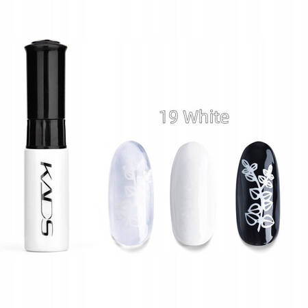 Kads 19 white nail stamping varnish 10 ml