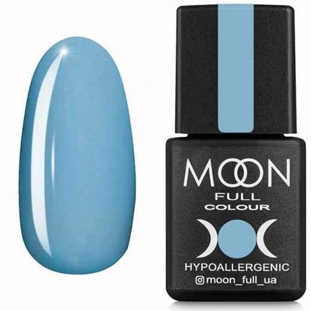 MOON FULL 630 nail polish blue with glitter 8ml