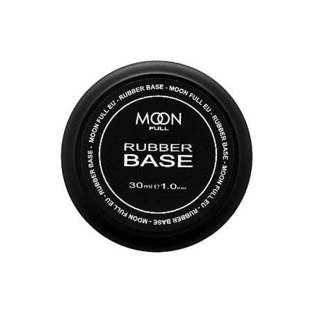 MOON Full Rubber Base hybrid nail base, transparent, 30 ml