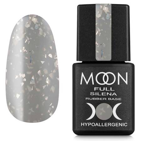 MOON Full Silena 2037 base, grey with silver flakes, 8 ml