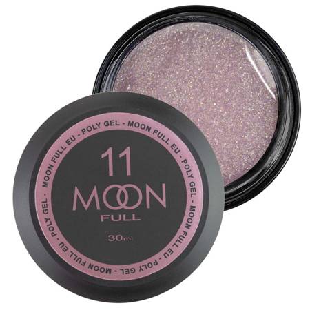 MOON Full acrylic gel for extensions 11 light pink with glitter 30ml