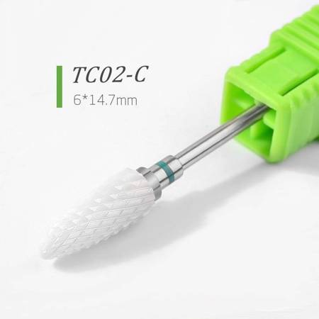 Medium green ceramic strong cutter for removing hybrid / gel