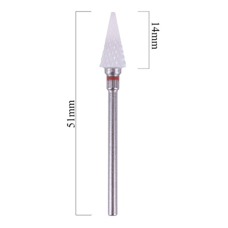 Medium red ceramic delicate cutter for removing hybrid / gel TC04-F