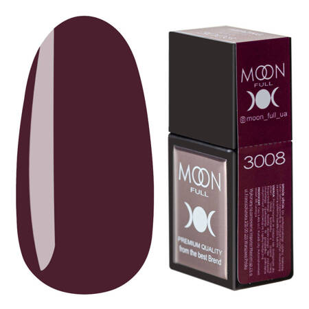 Moon Full Amazing Color Base 3008 burgundy wine 12ml