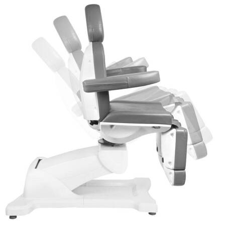 Professional electric cosmetology chair-bed for pedicure AZZURRO 869AS (5 motors) + ROTARY FUNCTION