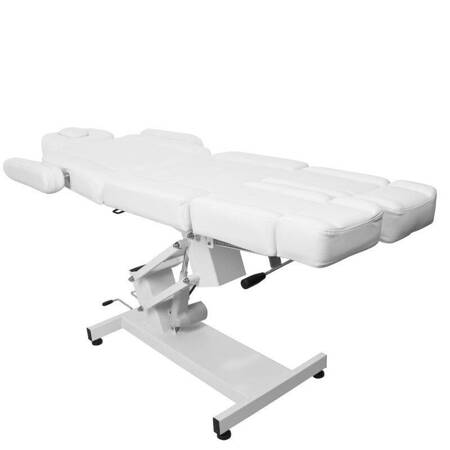 Professional electric couch bed for cosmetologist AZZURRO 706 (1 motor), white 