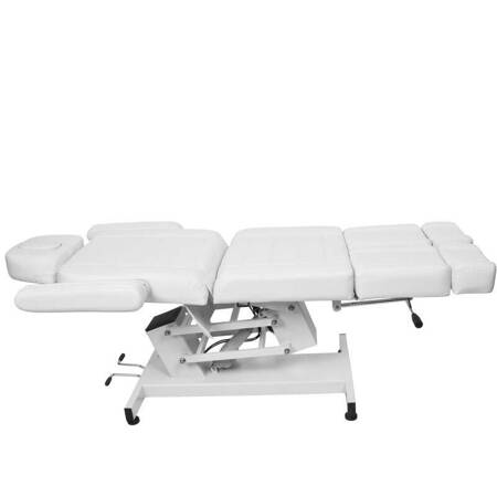 Professional electric couch bed for cosmetologist AZZURRO 706 (1 motor), white 