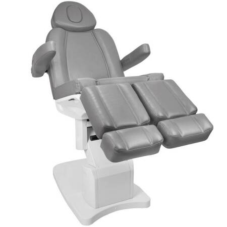 Professional electric podiatry chair for pedicure procedures AZZURRO 708AS PEDI, gray (3 motors)