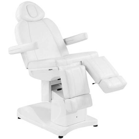 Professional electric podiatry chair for pedicure procedures AZZURRO 708AS PEDI, white (3 motors)