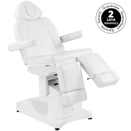 Professional electric podiatry chair for pedicure procedures AZZURRO 708AS PEDI, white (3 motors)