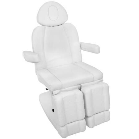 Professional electric podiatry chair for pedicure procedures AZZURRO 708AS PEDI, white (3 motors)