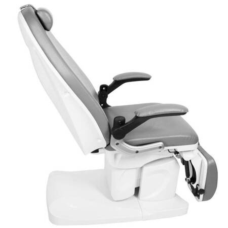 Professional electric podiatry couch-chair for pedicure procedures AZZURRO 709A (3 motors), gray