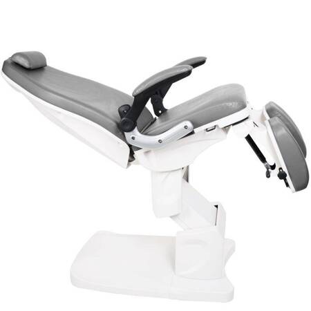 Professional electric podiatry couch-chair for pedicure procedures AZZURRO 709A (3 motors), gray