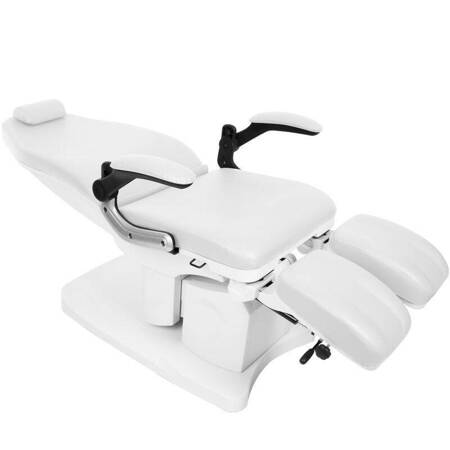 Professional electric podiatry couch-chair for pedicure procedures AZZURRO 709A (3 motors), white