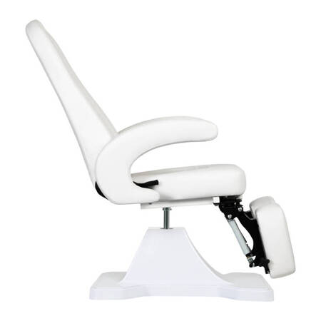 Professional hydraulic podiatry chair for pedicure MOD 112, white