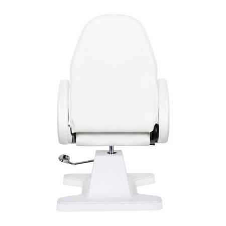 Professional hydraulic podiatry chair for pedicure MOD 112, white