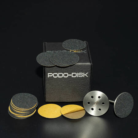 Replacement files for pedicure disk PODO-DISK Ø25 100 grit 1mm set of 50 pcs.