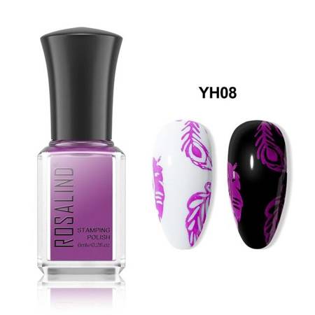 Rosalind YH10 purple stamping varnish 6 ml