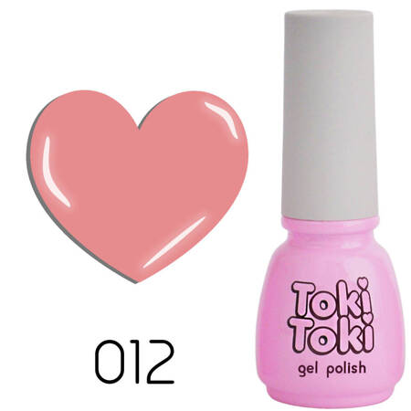 Toki-Toki 12 pink coral hybrid nail polish 5ml