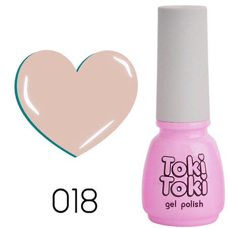 Toki-Toki 18 beige cinnamon hybrid nail polish 5ml