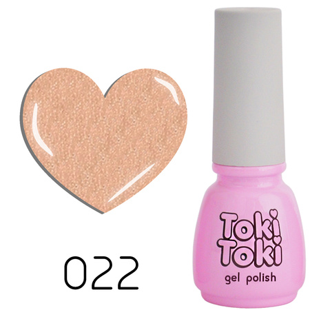 Toki-Toki 22 nude with microshimmer hybrid nail polish 5ml