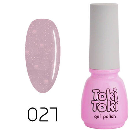 Toki-Toki 27 lilac with glitter hybrid nail polish 5ml