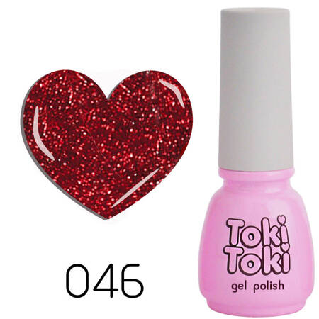 Toki-Toki 46 cherry hybrid nail polish 5ml