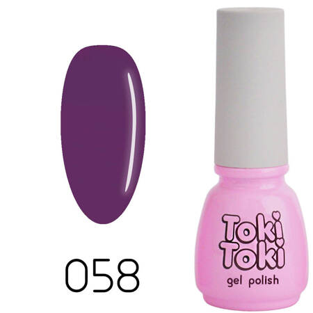 Toki-Toki 58 purple dark hybrid nail polish 5ml