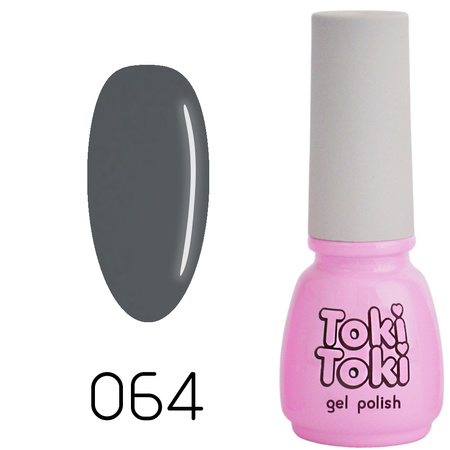 Toki-Toki 64 gray hybrid nail polish 5ml