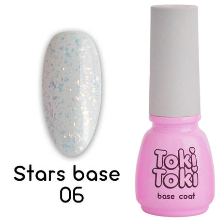 Toki-Toki Stars Base SB06 milk pink with foil flakes 5 ml