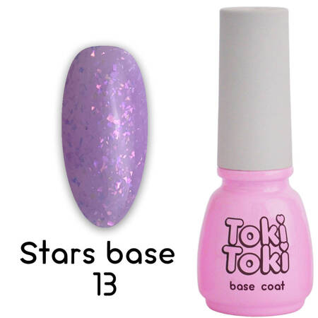 Toki-Toki Stars Base SB13 lavenda fuksia with foil flakes 5 ml