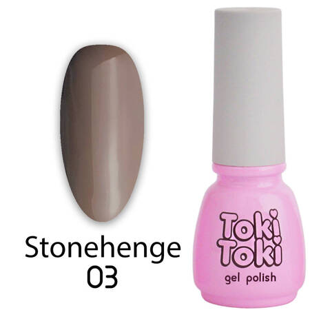 Toki-Toki Stonehenge ST03 hybrid nail polish pastel brown 5ml