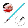 Folding Manicure / Nail Art Brush Thin Blue Liner 13mm