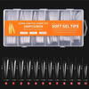 Gel tips Stylet XXL transparent 240 pcs + ADORE Funky Tips Glue Gel 15 ml