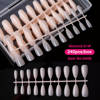 Gel tips for nail extension Almond Soft Nude 240 pcs