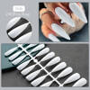 Gel tips for nail extension Ballerina Whitte 240 pcs