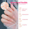 Gel tips for nail extension square Latte240 pcs