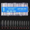 Gel tips square XXL transparent 240 pcs