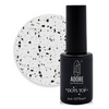 Glossy top for gel polish with crumbs DOTS TOP №02 - matte 8ml